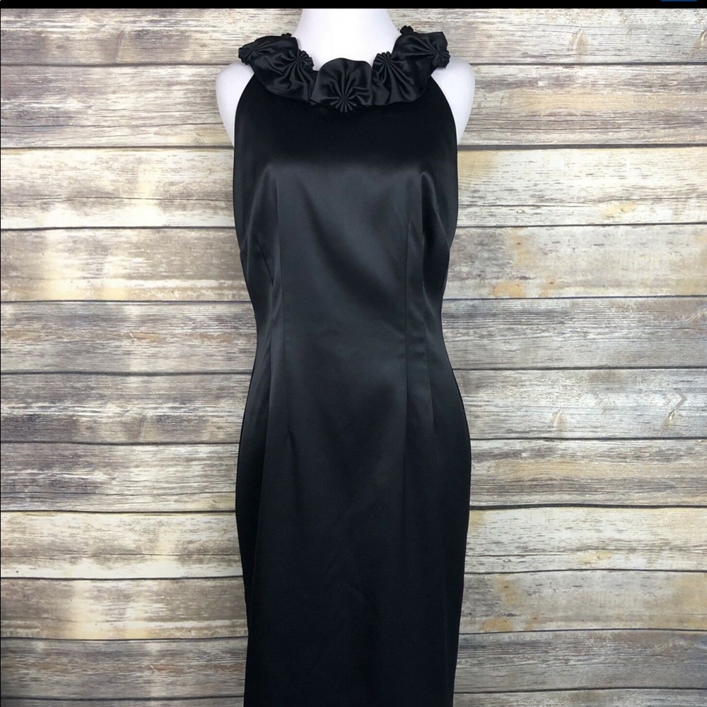 Black cocktail dress